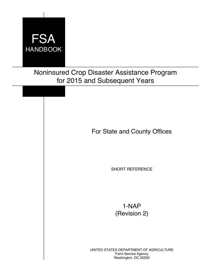 1-NAP (Rev. 2): Noninsured Crop Disaster Assistance Program (Amendment 26) preview