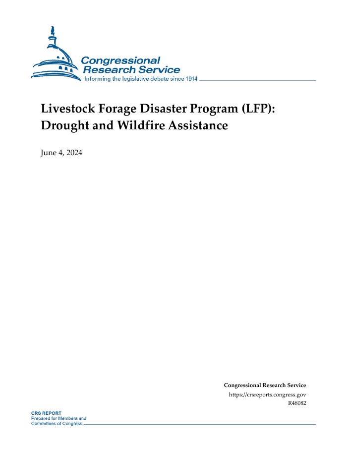 Livestock Forage Disaster Program (LFP): Drought and Wildfire Assistance preview