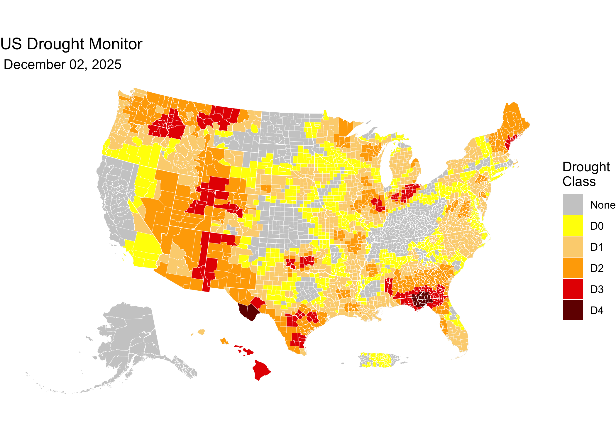 USDM LFP County Aggregations Preview